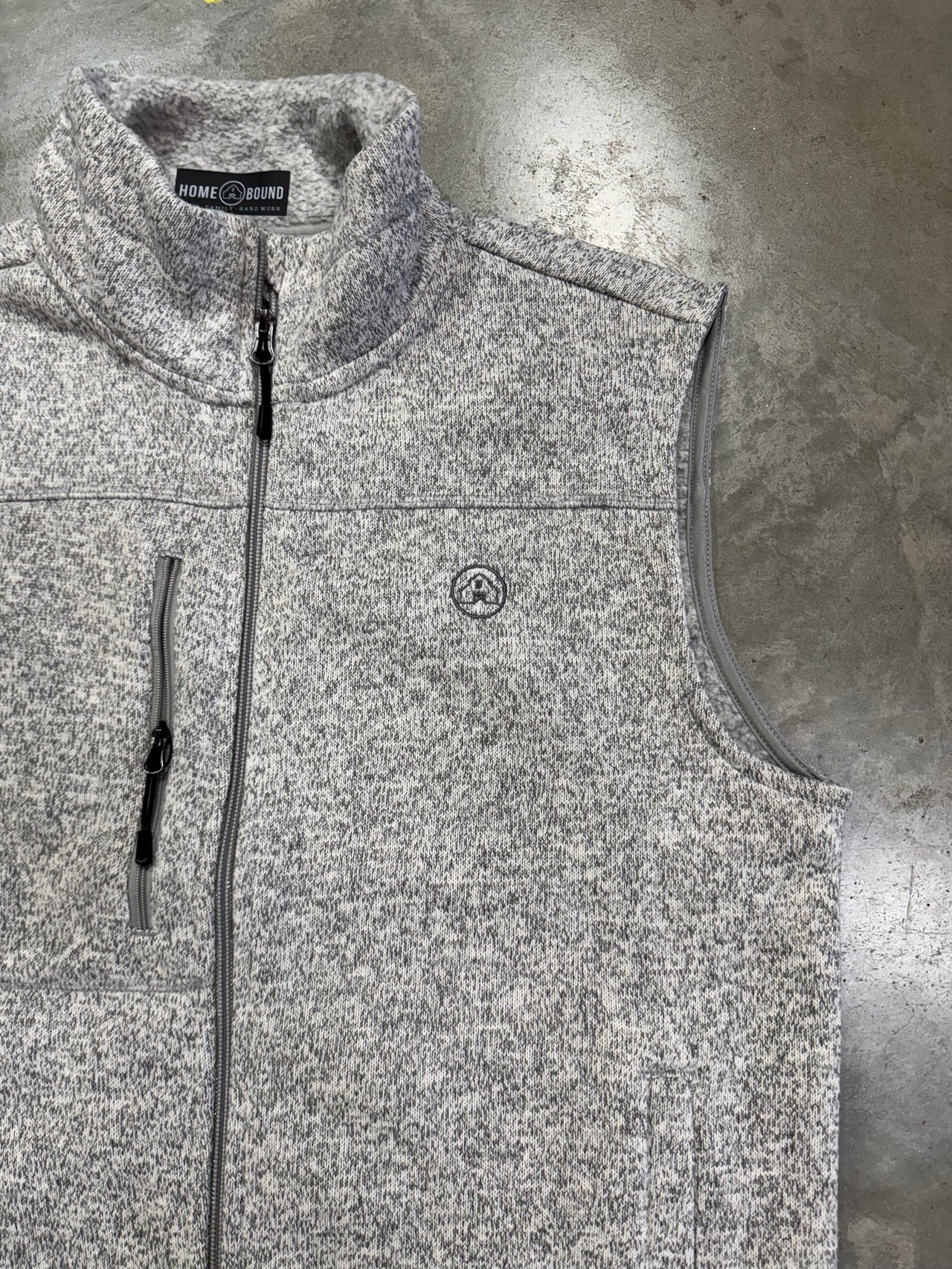 Home Bound Vest - Heathered Grey