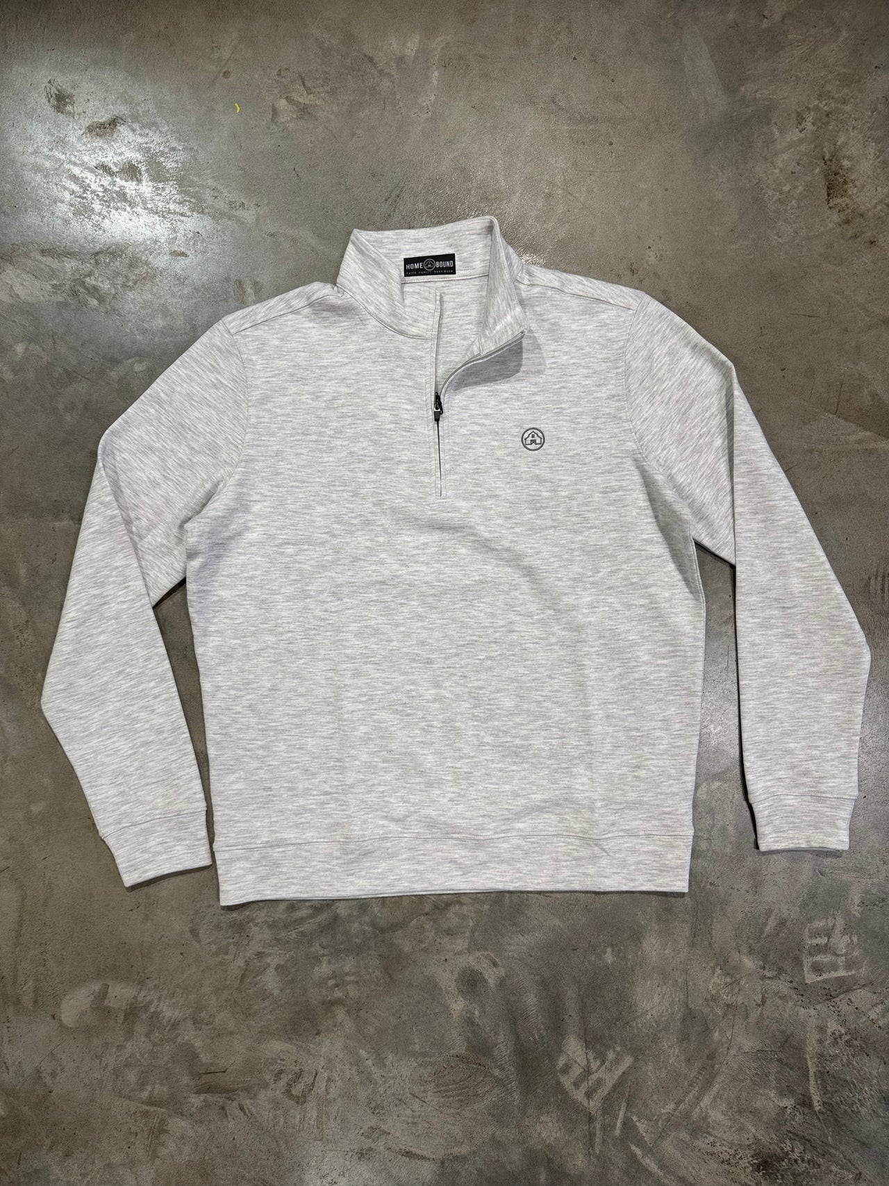 Home Bound Quarter Zip - Heathered Grey