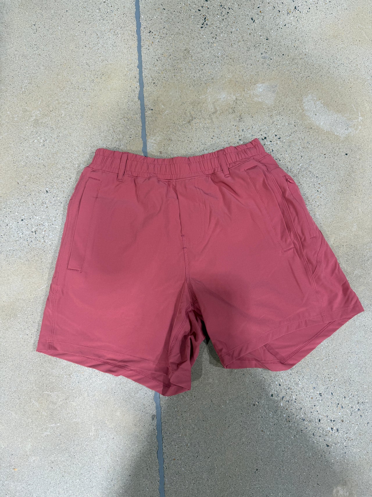 Relaxed Red Lined Freeballer Shorts