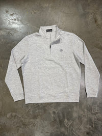 Thumbnail for Home Bound Quarter Zip - Heathered Grey