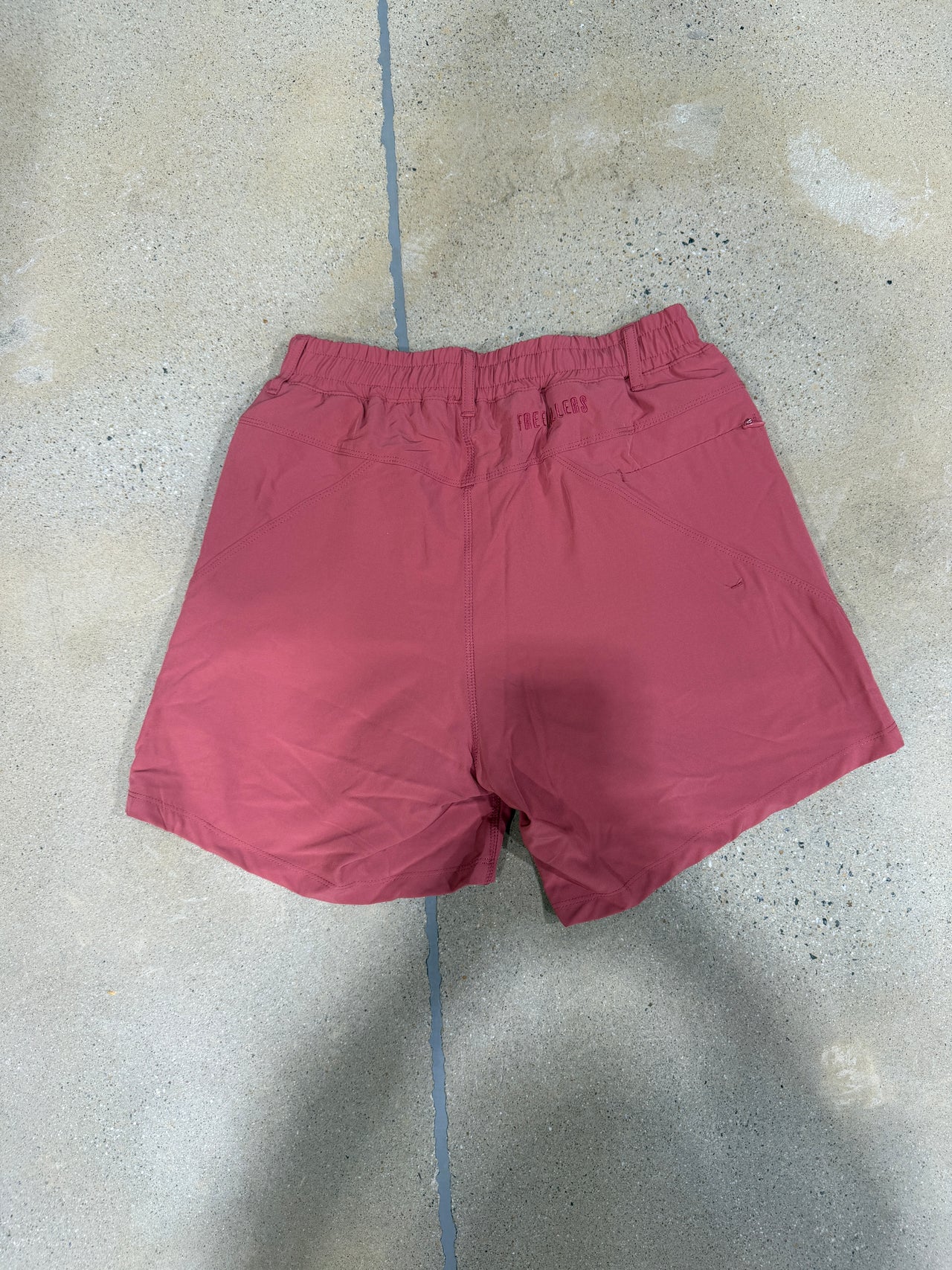 Relaxed Red Lined Freeballer Shorts