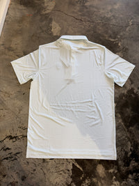 Thumbnail for Home Bound Coastal Dot Performance Polo – White/Blue/Opal