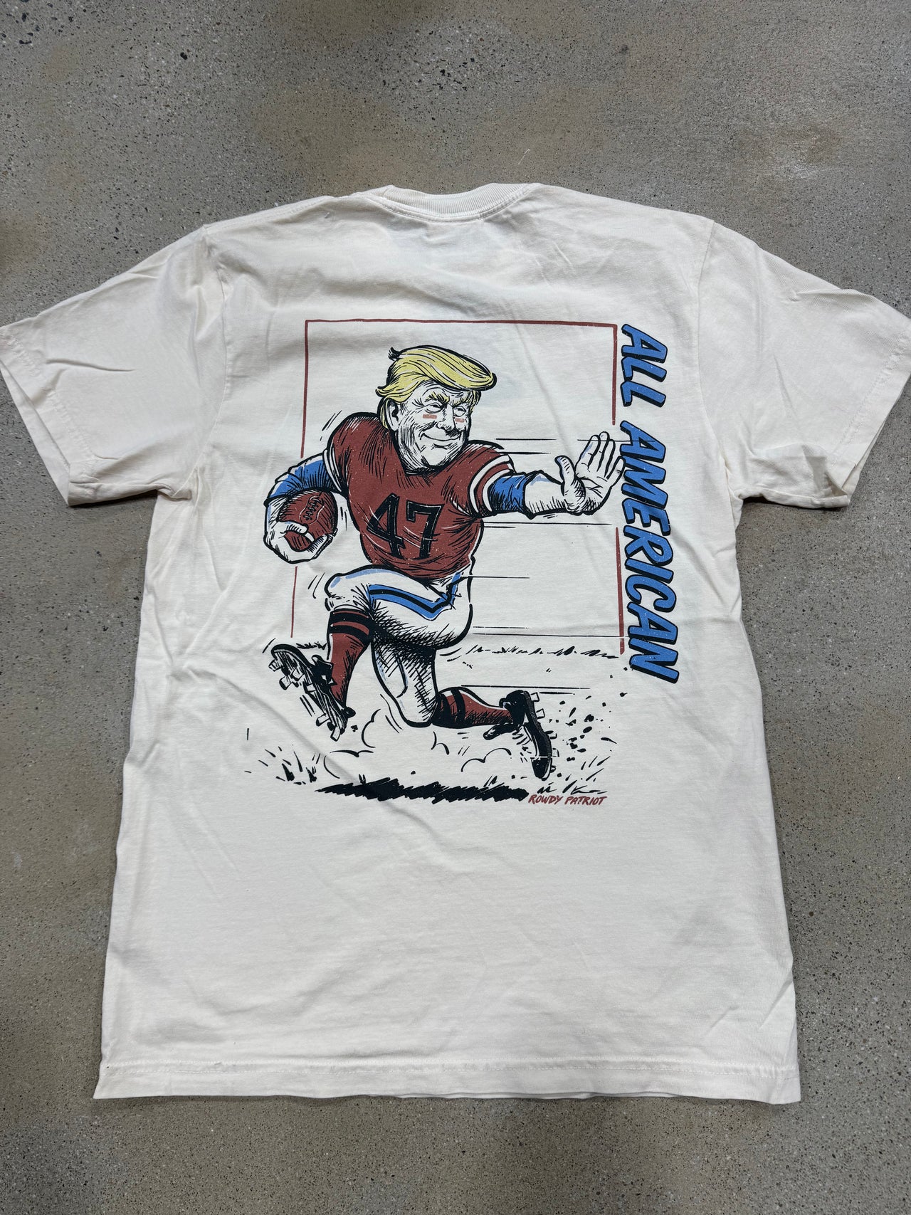 All American SS Tee- Ivory