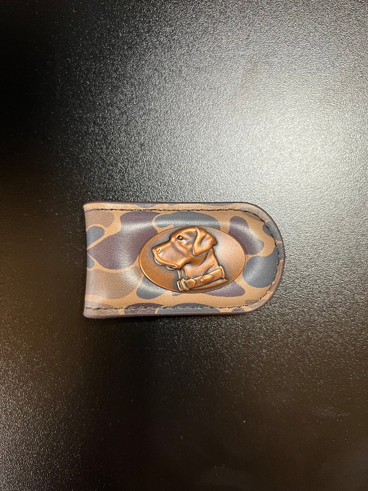 Brown Old School Money Clip - Lab
