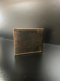 Thumbnail for Honey Brown Leather Bi-Fold Wallet