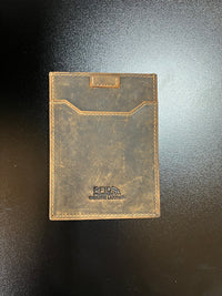 Thumbnail for Light Brown Leather Front Pocket Wallet