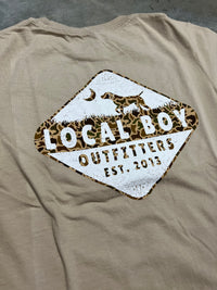 Thumbnail for Youth - Local Dog Old School Camo Badge SS Tee - Latte