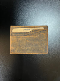Thumbnail for Light Brown Leather Front Pocket Wallet