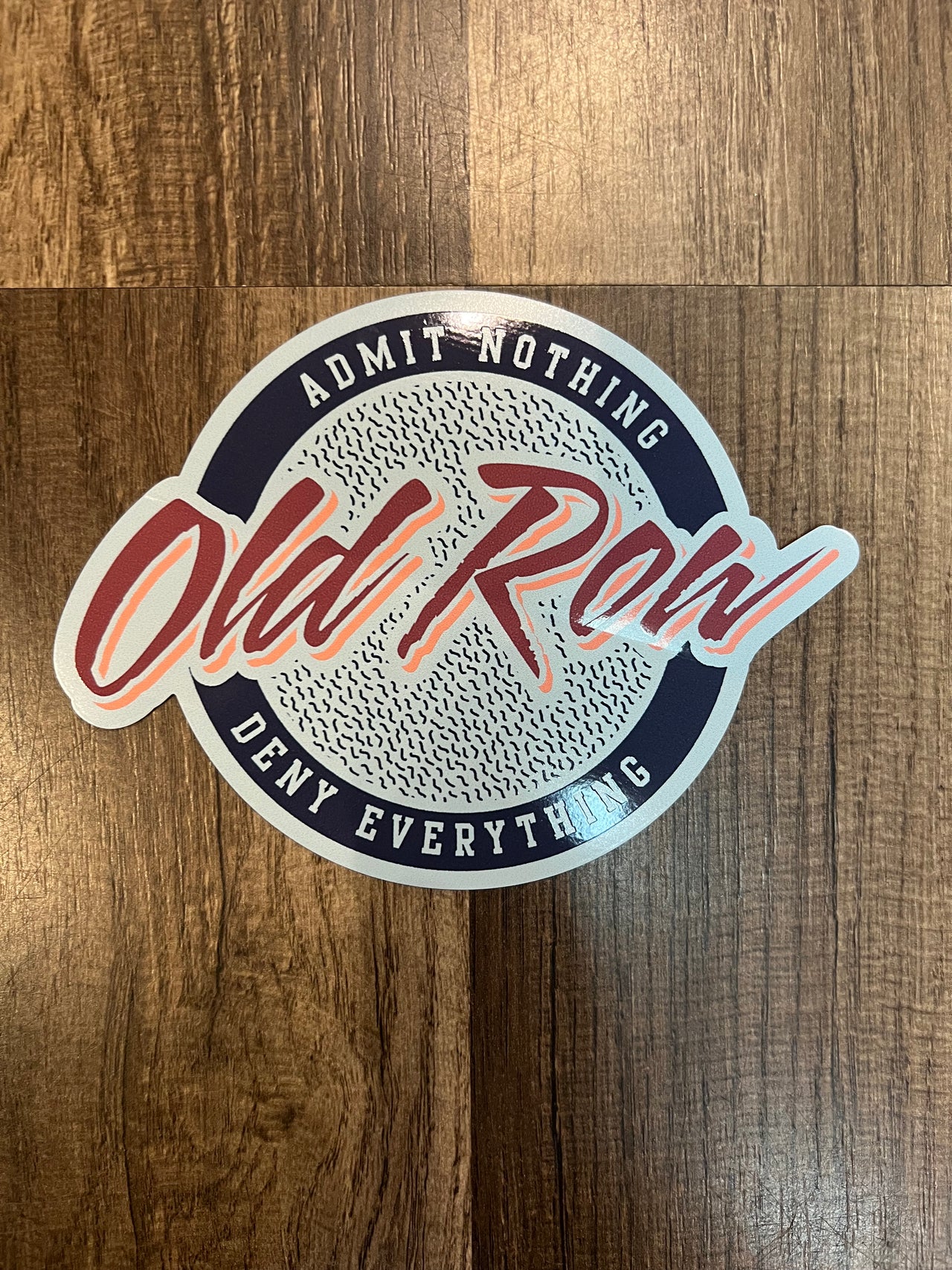 Old Row Circle Logo - Light Blue/Blue