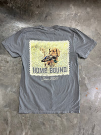 Thumbnail for Home Bound Dog Stamp SS Tee - Grey