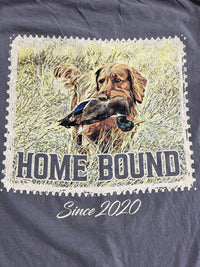 Thumbnail for Home Bound Dog Stamp SS Tee - Grey