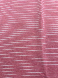 Thumbnail for Home Bound Pink & White Striped Performance Polo