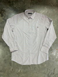 Thumbnail for Home Bound LS Button Down - Pink/Blue/Tan