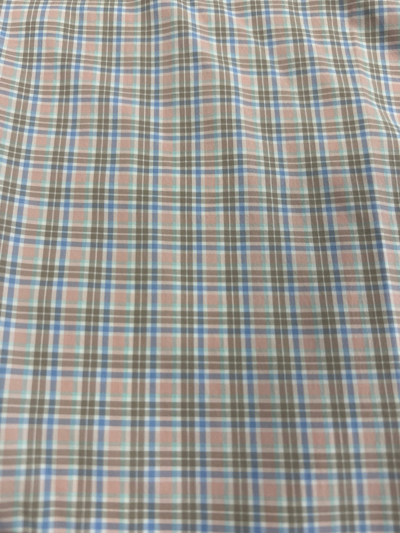 Home Bound LS Button Down - Pink/Blue/Tan