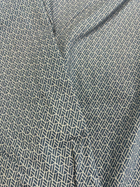 Thumbnail for Wrangler Geometric LS Button Down - Slate Blue/White