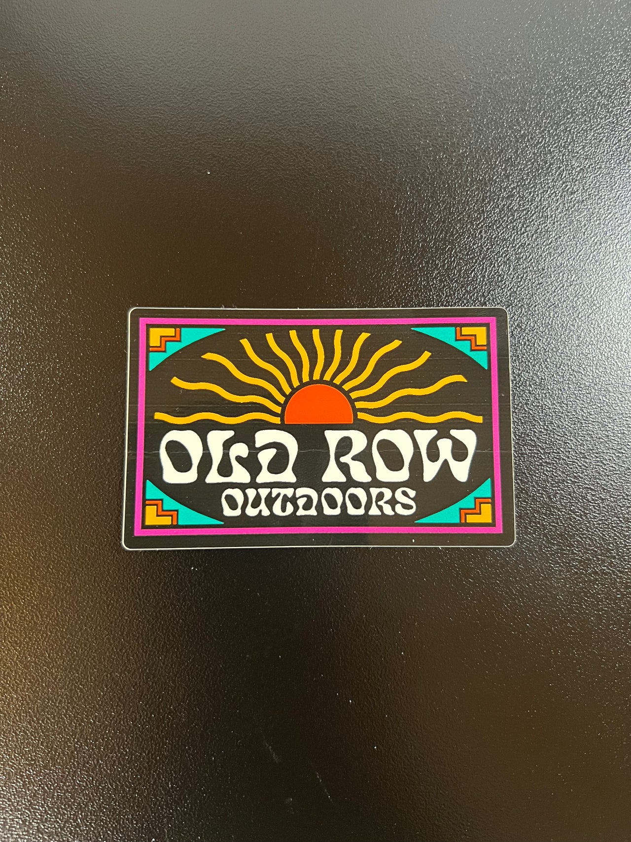 Old Row Outdoor Sticker - Aztec Sun