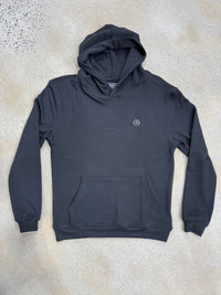 Thumbnail for Home Bound Waffle Textured Lightweight Hoodie – Black
