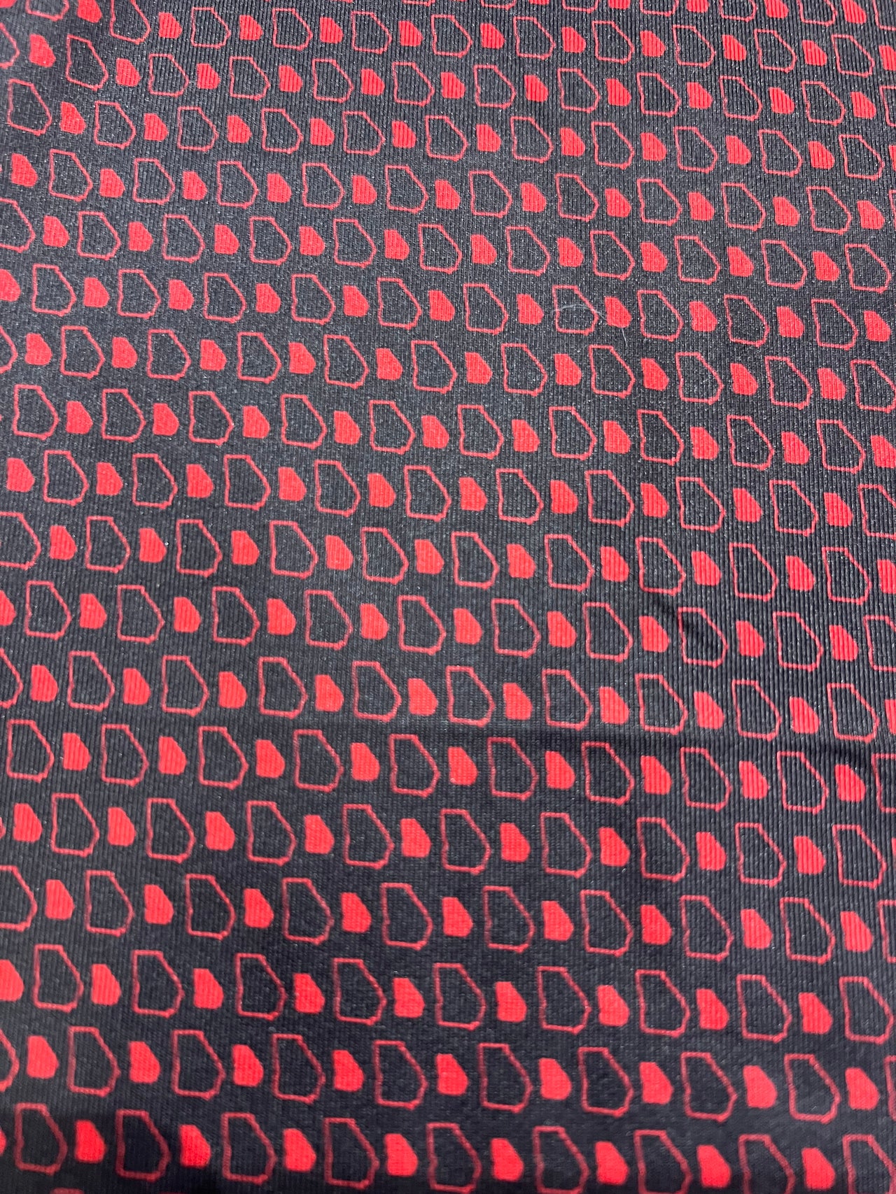 Home Bound Georgia State Outline Performance Polo - Red/Black