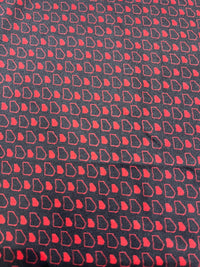 Thumbnail for Home Bound Georgia State Outline Performance Polo - Red/Black