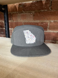 Thumbnail for Southern Casanova GA State Stamp Performance Cap - Heather Gray