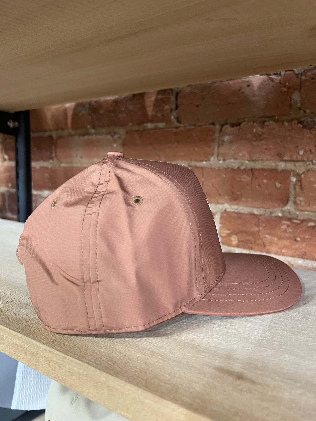 Lab & Woodie 5 Panel Performance Cap - Terracotta