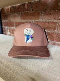 Thumbnail for Lab & Woodie 5 Panel Performance Cap - Terracotta