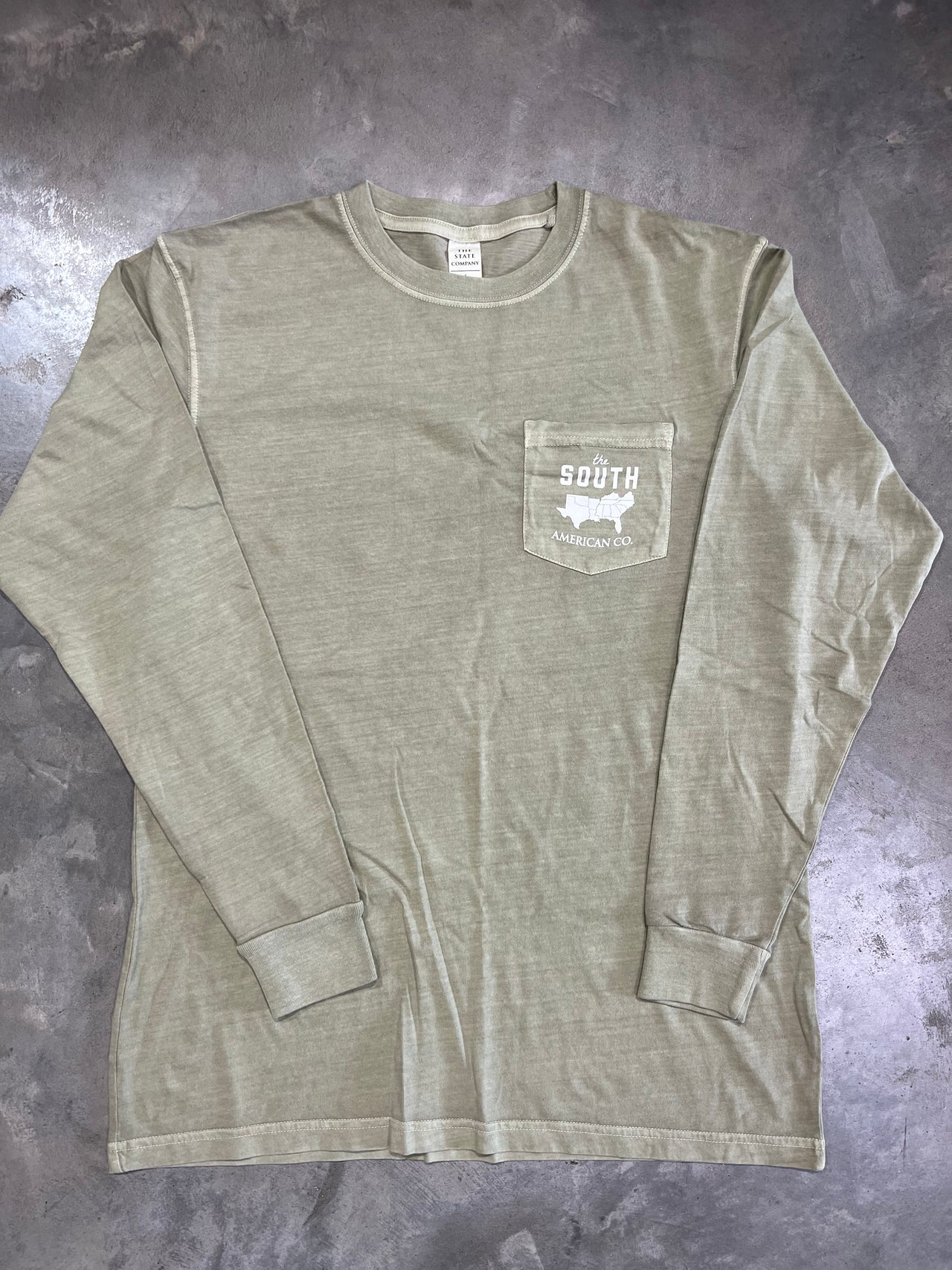 American Co Whitetail Countryside LS Tee - Olive
