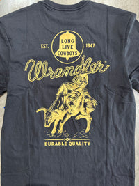 Thumbnail for Wrangler Durable Quality Bell LS Tee - Black