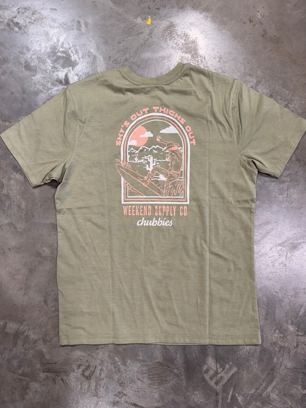 The Desert Cowboy SS Tee - Light Olive