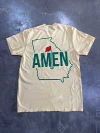 Thumbnail for Southern Fried Cotton Amen SS Tee - Yellow