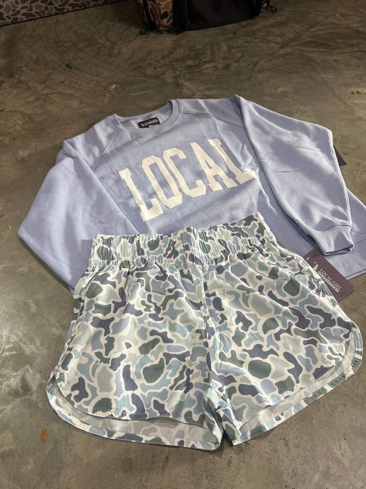 PRE-ORDER Local Girl High-Waisted Volley Shorts - Localflage Camo