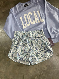 Thumbnail for PRE-ORDER Local Girl High-Waisted Volley Shorts - Localflage Camo