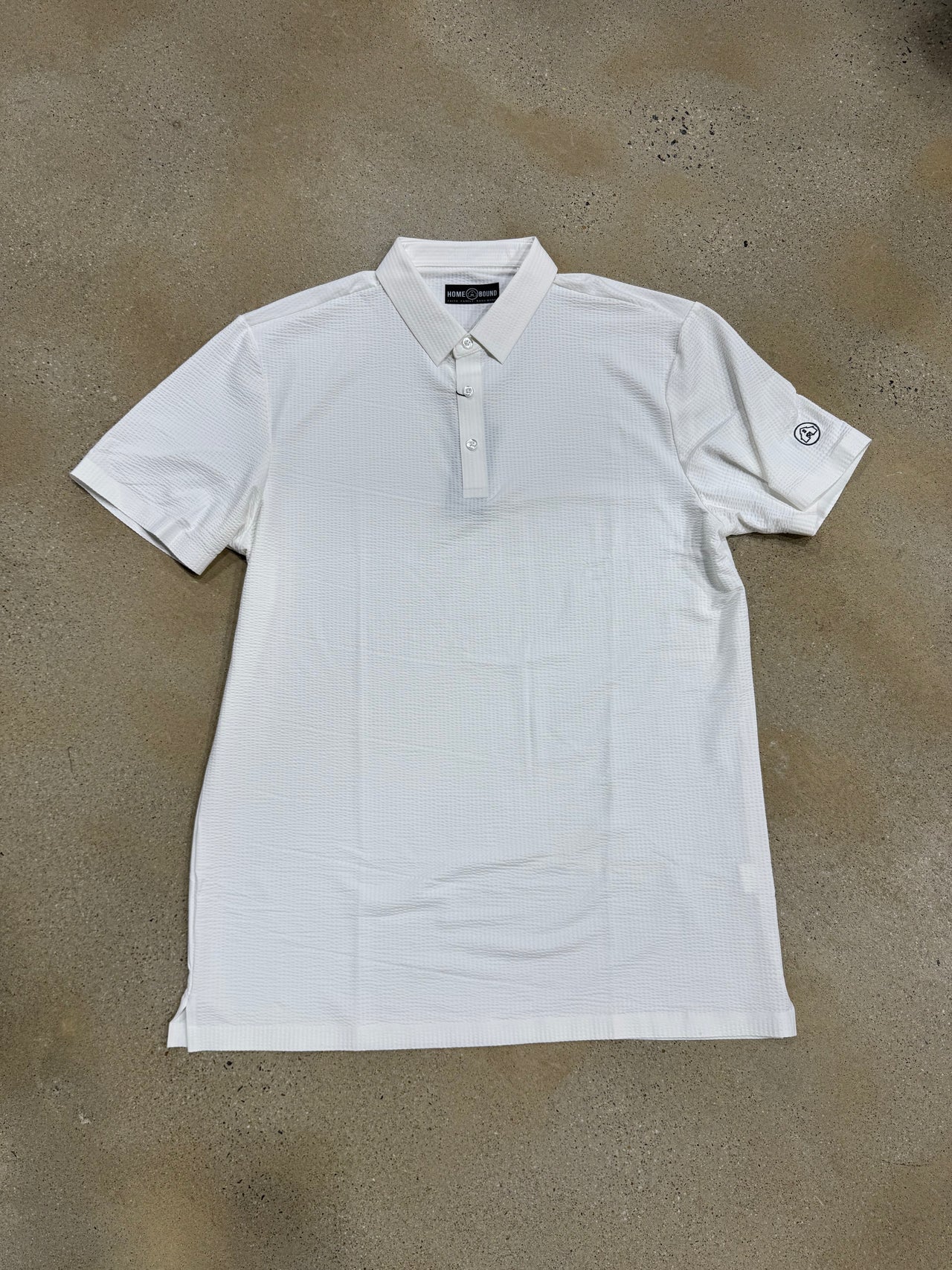 Home Bound Seamless Polo - White