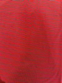 Thumbnail for Home Bound Game Day Polo – Red & Black Stripe
