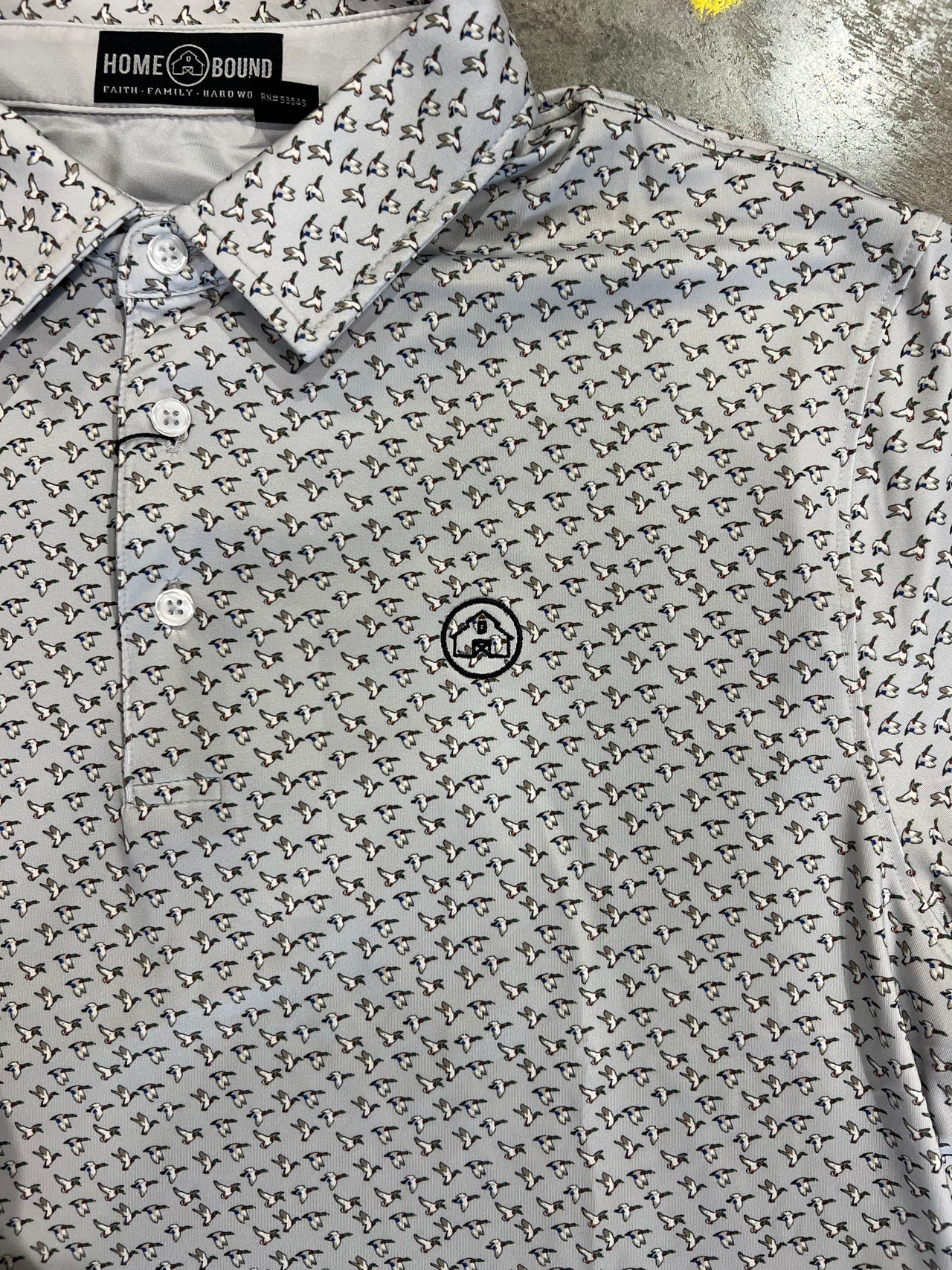 Home Bound Original Mini Mallard Polo – Grey