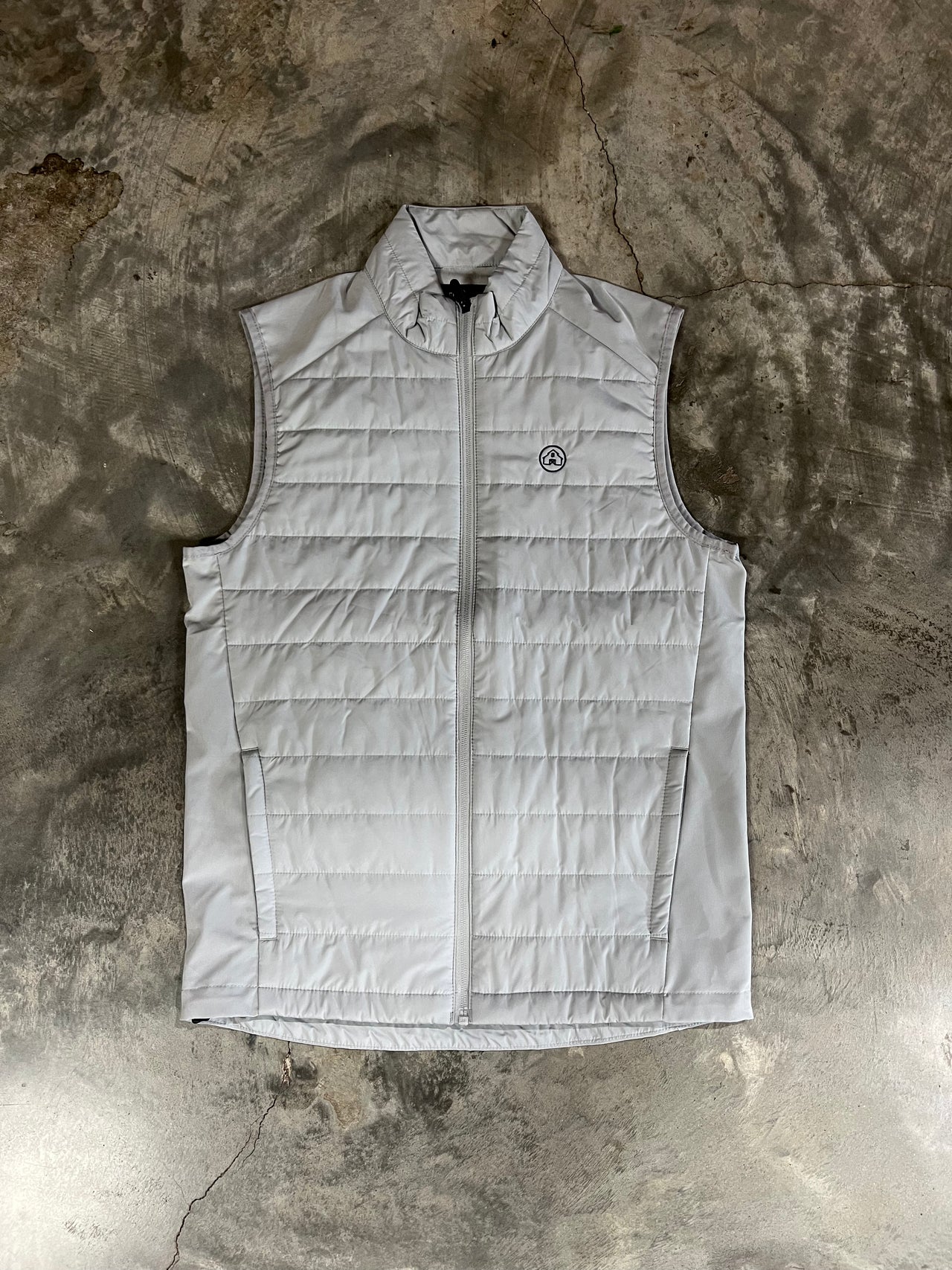 Home Bound Orginal Puffer Vest - Silver