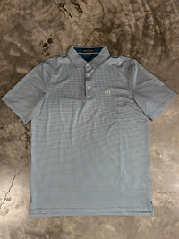 Thumbnail for Home Bound Original Polo - Teal Geo Print