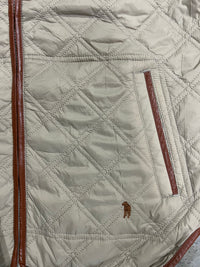Thumbnail for Southern Casanova Quilt Lofted Vest - Wheat Straw