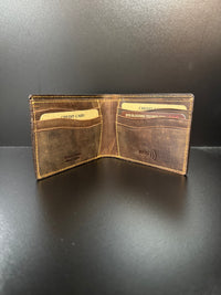 Thumbnail for Dark Leather Bi-Fold Wallet