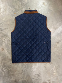 Thumbnail for Home Bound Original Quilted Fleece-Lined Vest – Navy