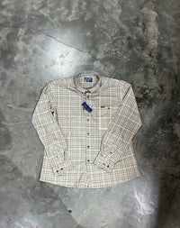 Thumbnail for Southern Casanova Vented Sportsman Shirt - Woodland Mist Plaid