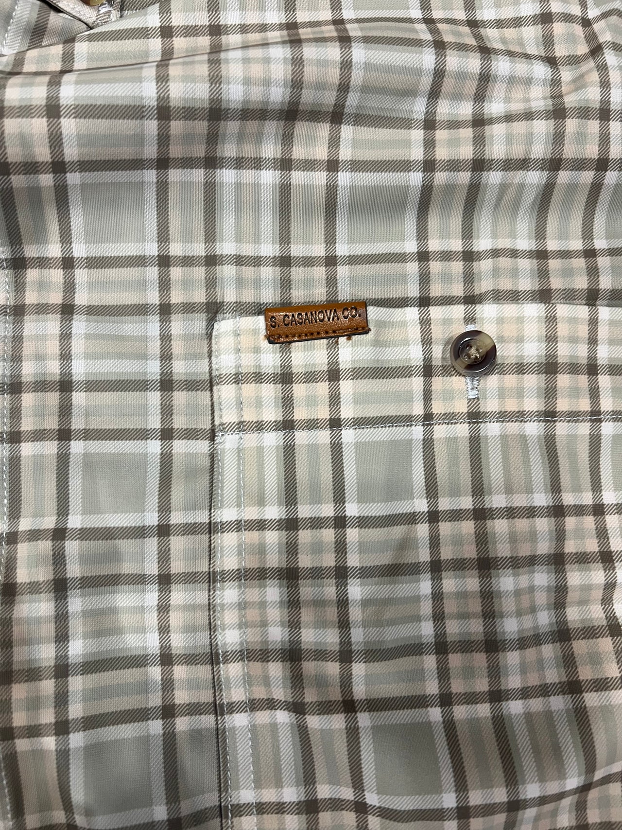 Southern Casanova Vented Sportsman Shirt - Woodland Mist Plaid