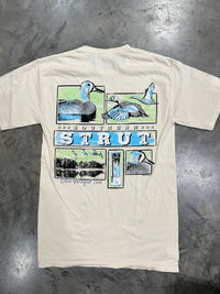 Thumbnail for Southern Strut Blue Winged Teal SS Tee - Ivory