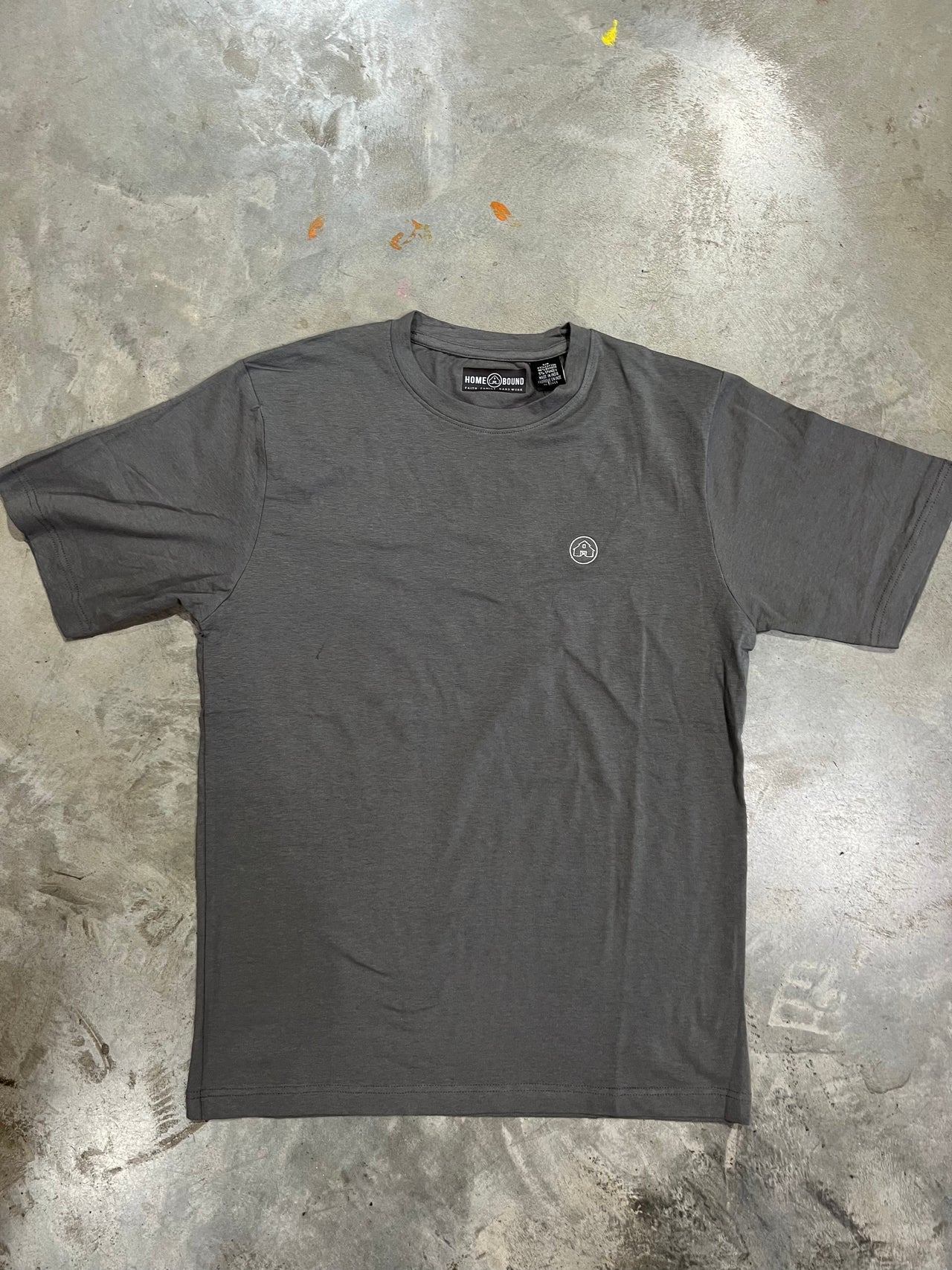 Home Bound Bamboo SS Tee - Charcoal