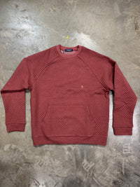 Thumbnail for Marsala Heather Quilted Sweatshirt