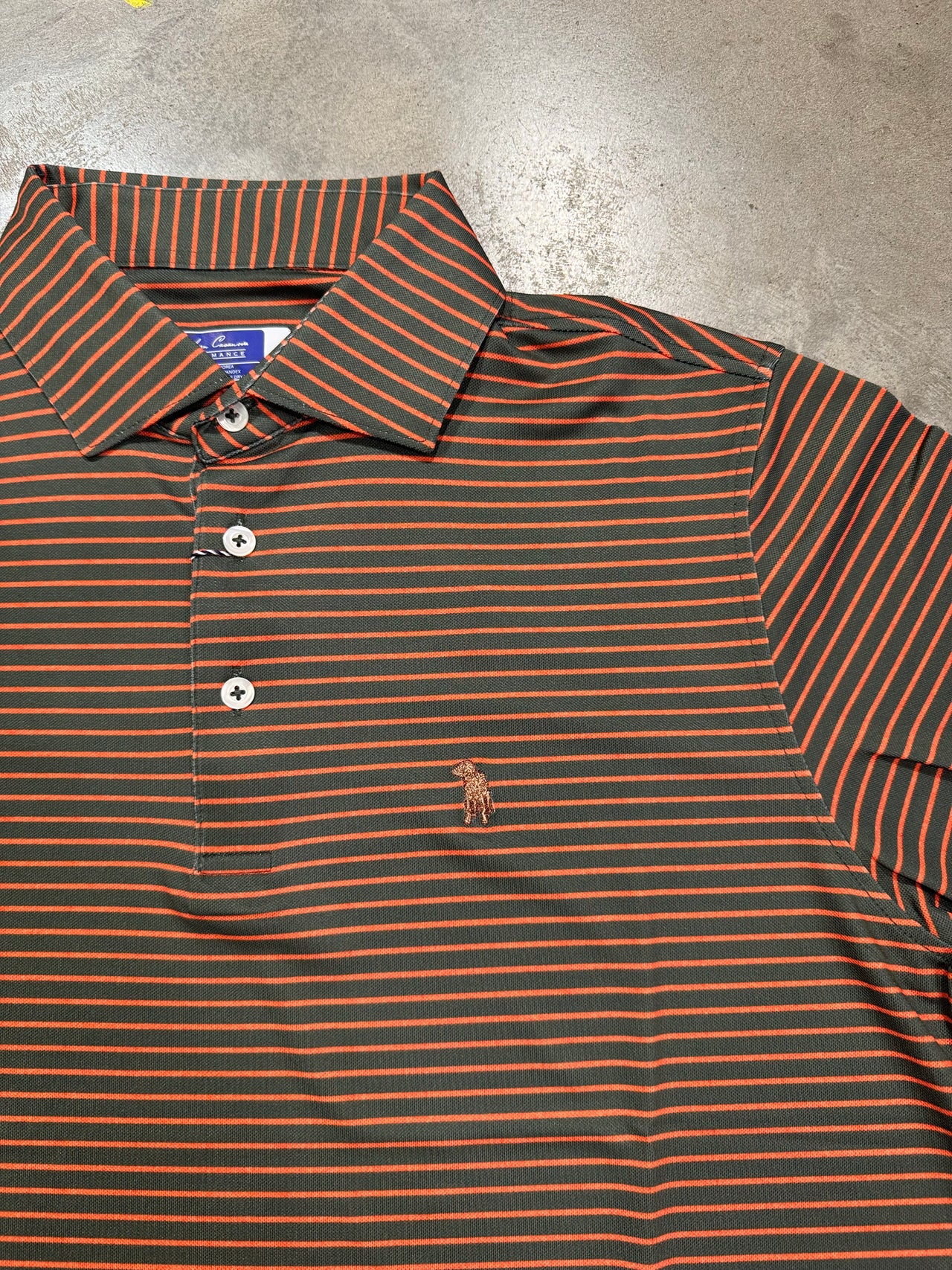 Timberline Blaze Stripe Performance Polo