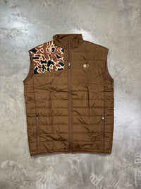 Thumbnail for Camo Wilderness Brown Down Vest