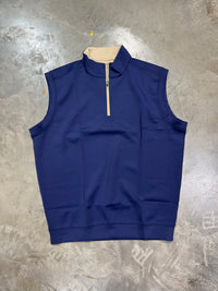 Thumbnail for Home Bound Navy Quarter Zip Performance Vest