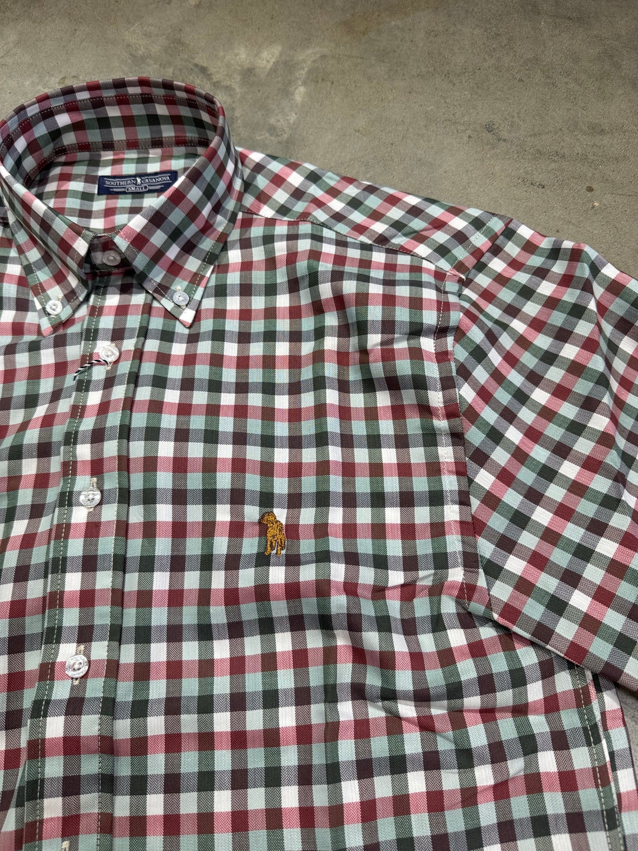 Terrarium Check Flannel Button Down