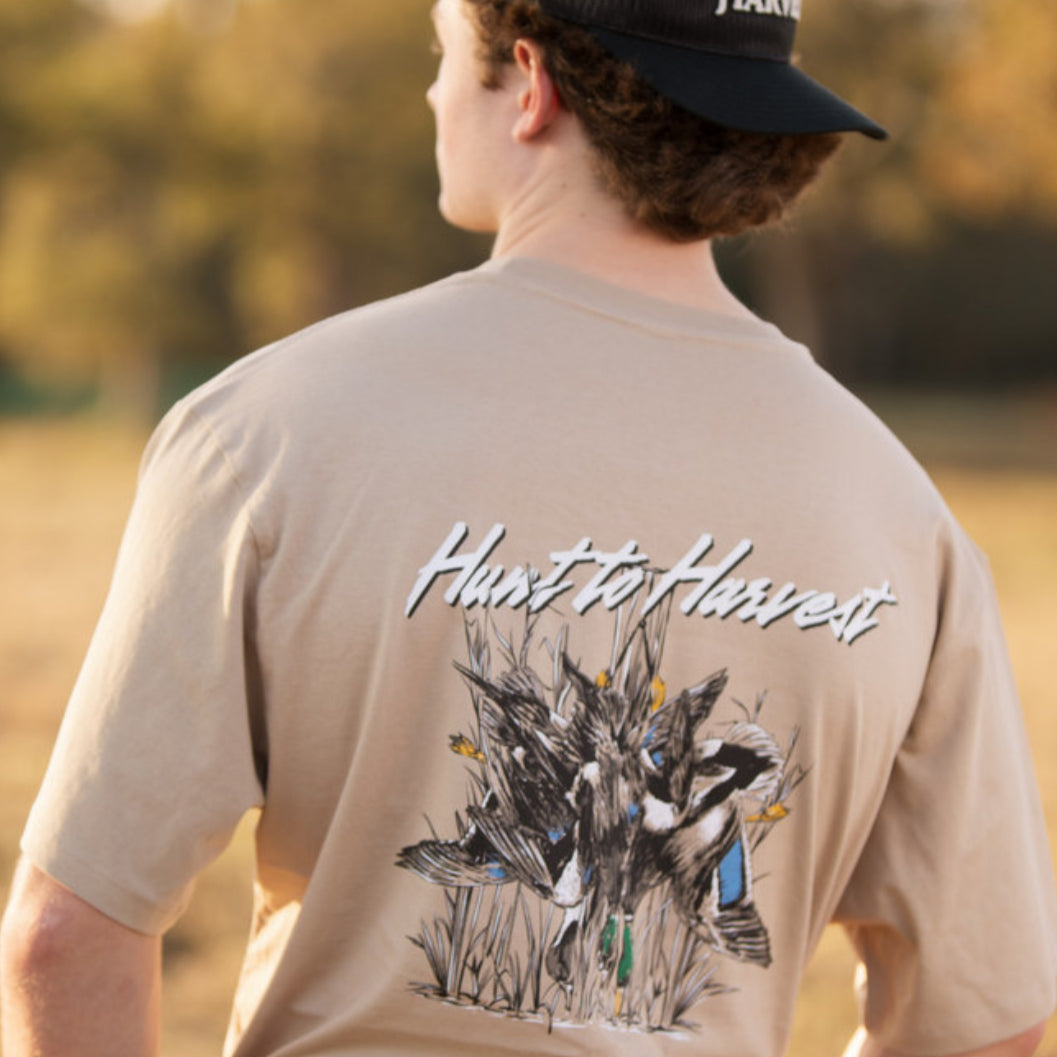 Hunt to Harvest Duck Point SS Tee - Oak